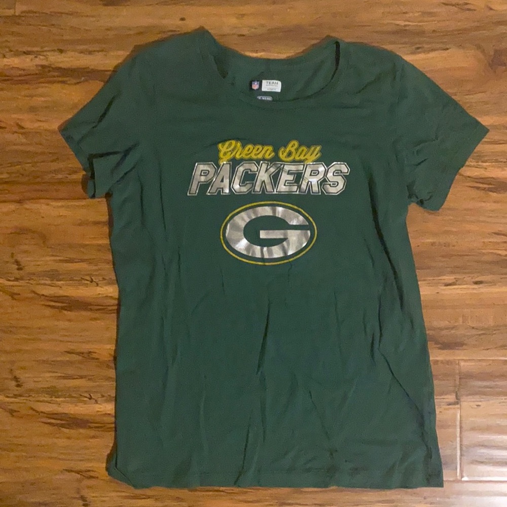 Team Apparel Womens Green Bay Packers Shirt , Green - Size XL